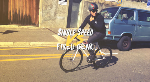 difference between single speed and fixed gear