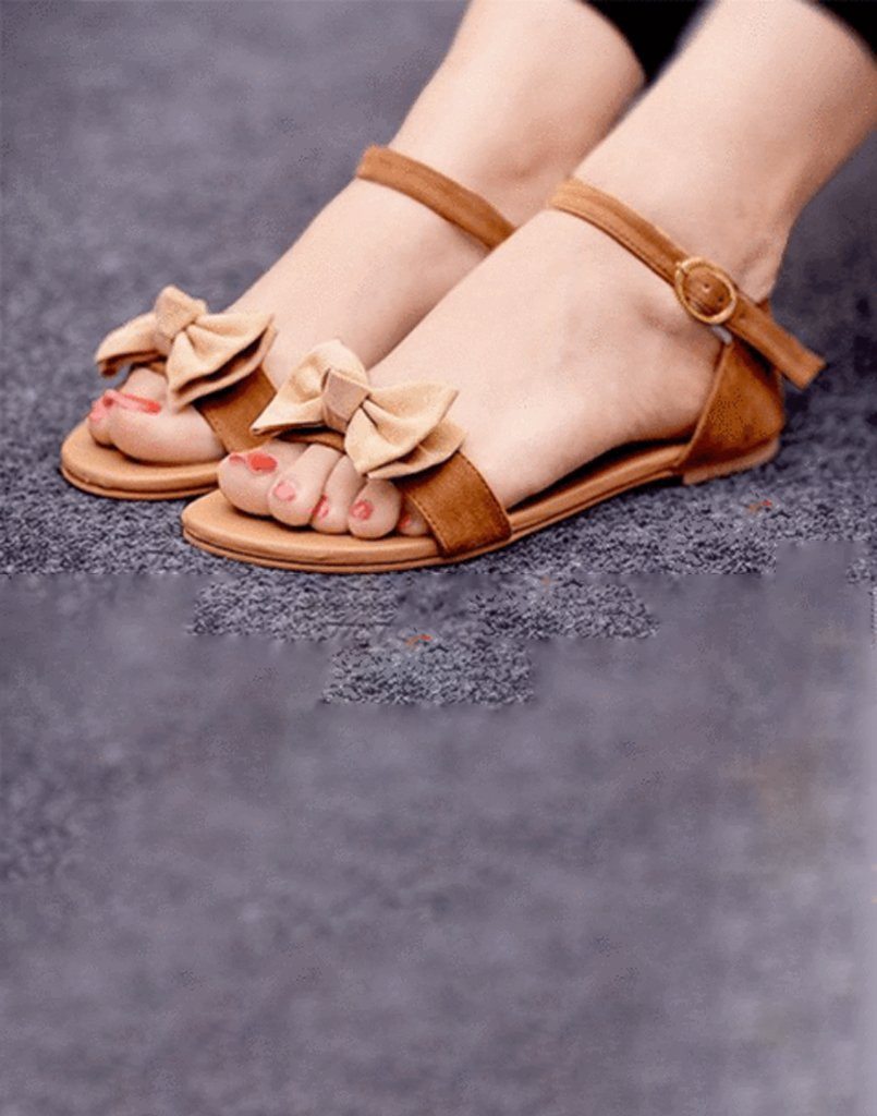 Bow Brown Flat – Street Style Stalk