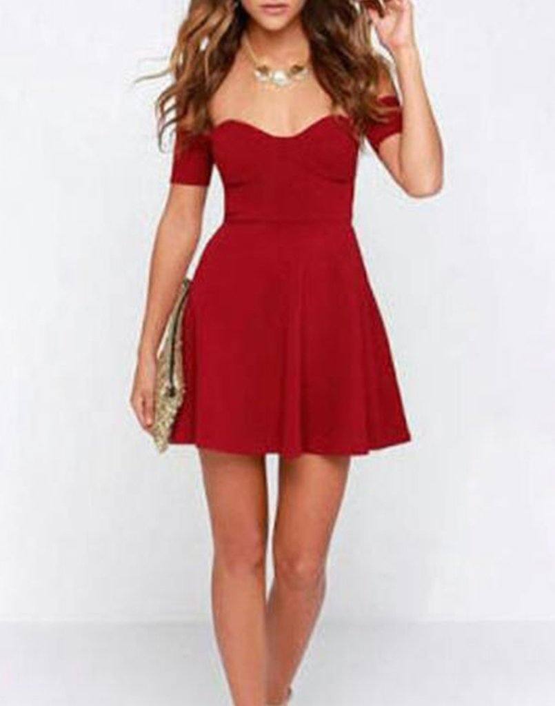 doll red dress