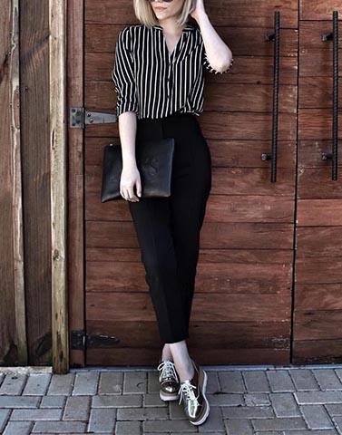 Savage Stripes Black And White Set – Street Style Stalk