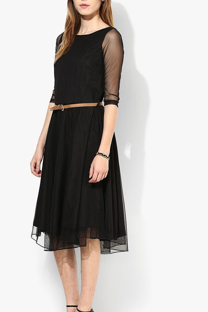 net midi dress