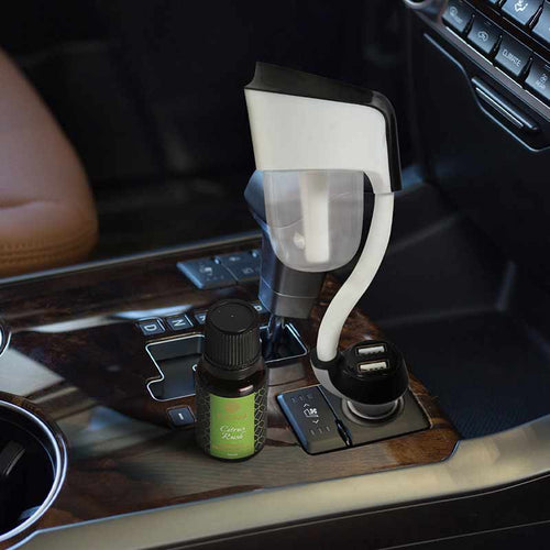 Car Aroma Diffuser with Citrus Rush Car Fragrance Oil – EKAM