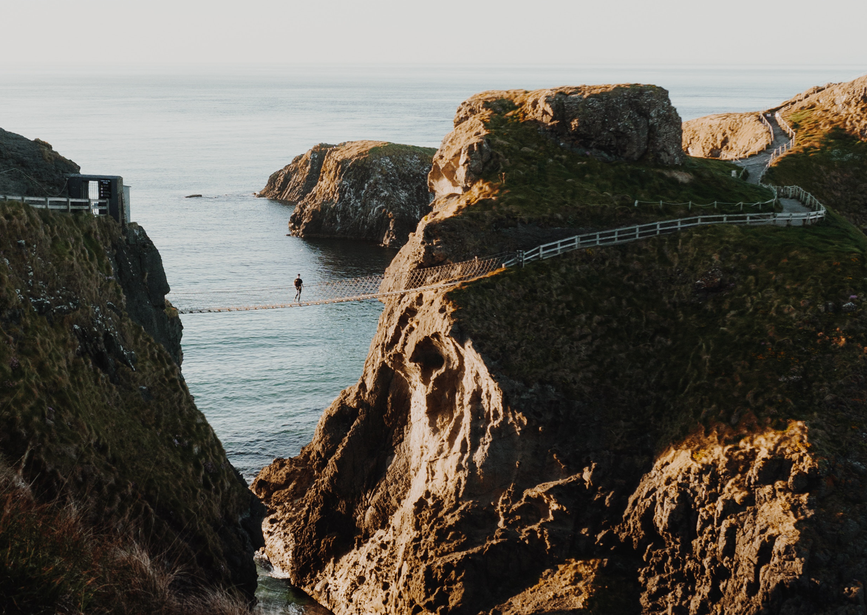 Carrick-a-Rede Rope Bridge, Ireland - Photo by Michael Shannon
