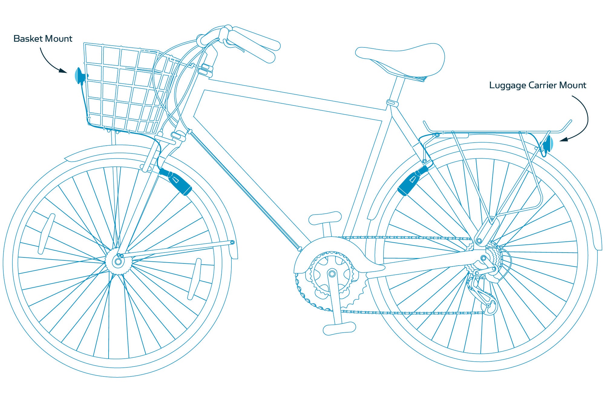 NOVA Modular Battery-Free Bike Light System