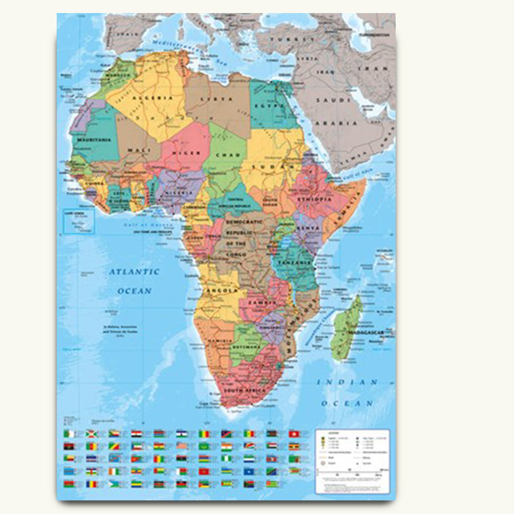 Map of Africa Poster – The Poster Point