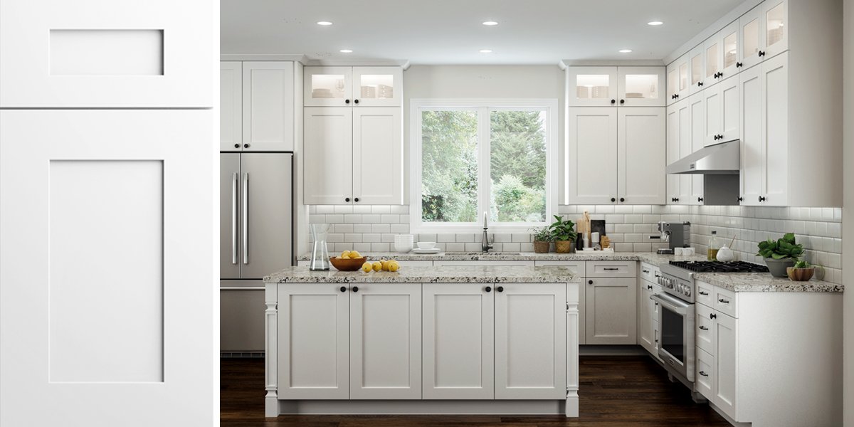 Antique White Kitchen Cabinets  White RTA Kitchen Cabinets