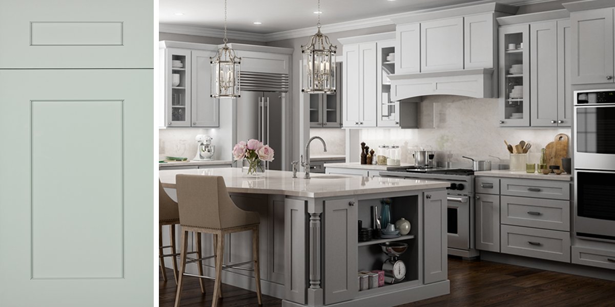 RTA Gray Cabinets - Norwich Gray Shaker Collection – RTA Wood Cabinets