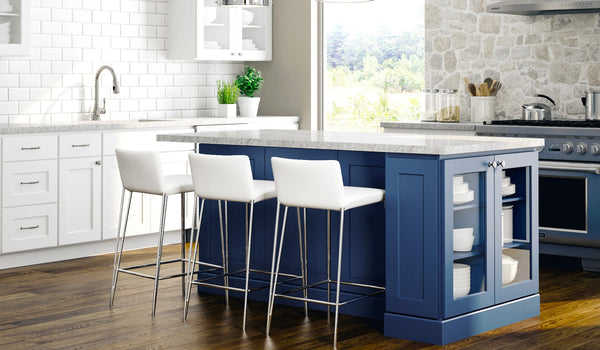 Ordering Blue Kitchen Cabinets Rta Wood Cabinets