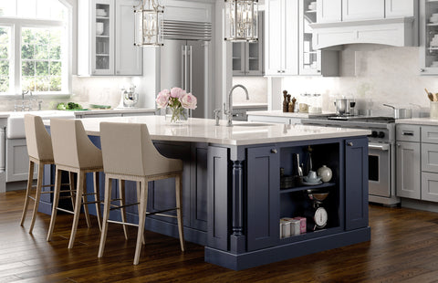 Design A Kitchen With A Different Color Island Rta Wood Cabinets