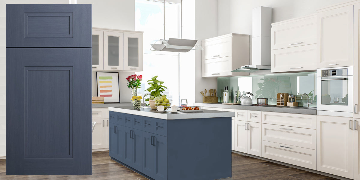 Elegant Dove Gray Shaker Panel Assembled Kitchen Cabinets – RTA Wood  Cabinets