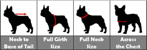 Pomeranian Clothes Size Chart