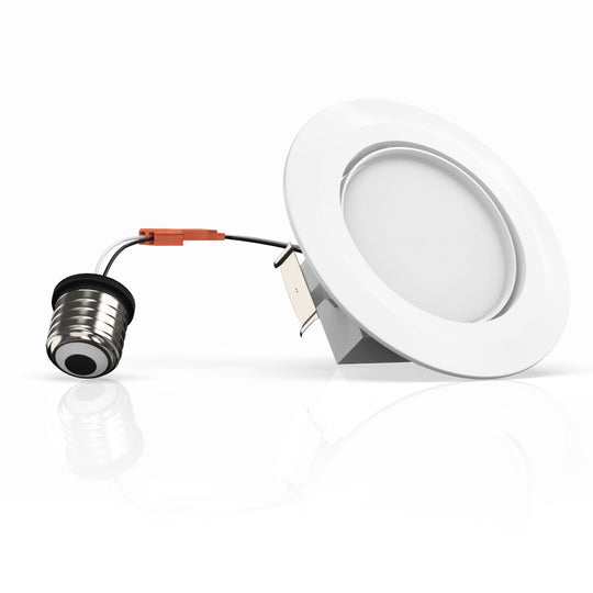 Verwisselbaar compileren Zee 4-inch LED Eyeball Dimmable Downlight, Recessed Ceiling Light Fixture, –  Wen Lighting
