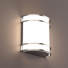 Load image into Gallery viewer, 10.25 inch Dimmable Wall Sconce BN Color with DOB Module - 1100 Lumens - 17W - AC120V