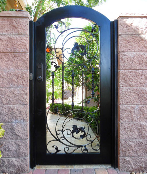 Iron Gate (V19)  Puertas de jardín de hierro, Puertas de hierro, Diseño de  puerta de hierro