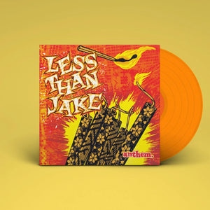 Less Than Jake - Anthem (Fire Orange Vinyl LP) - Rare Limiteds - Less Than Jake Vinyl