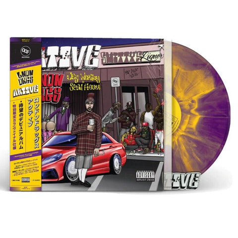 LNDN DRGS - AKTIVE (Limited Edition Yellow & Purple Vinyl LP w