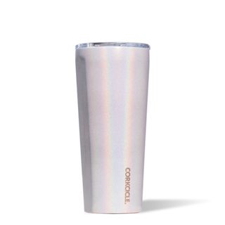 Corkcicle, 24oz Tumbler with Stainless Steel Straw, White