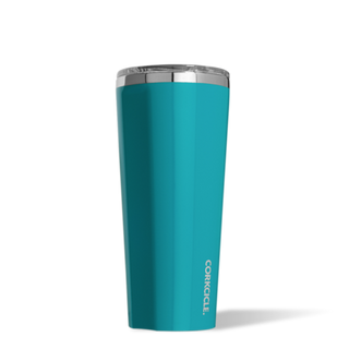 Corkcicle - 16 Oz Gloss Turquoise Stainless Steel Classic Bottle - Turquoise