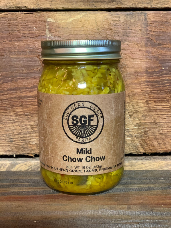 Mild Chow Chow Relish | Southern Grace Farms