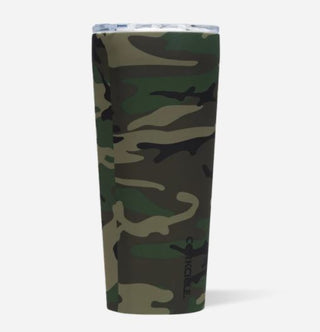 CORKCILE Triple Insulated Coffee Mug + Lid Stainless Steel Tumbler 22oz  CAMO NEW