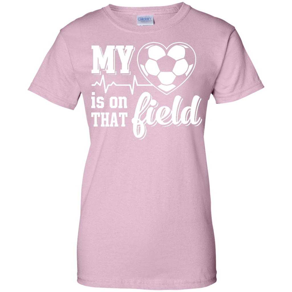 Yoga - MY HEART IS ON THAT FIELD SOCCER T shirt & Hoodie