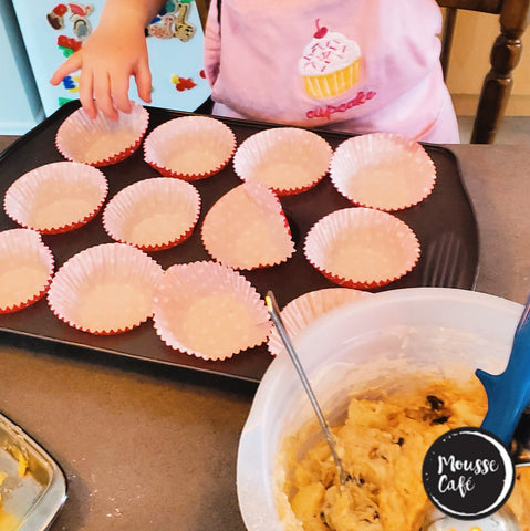 muffins poires et pépites de chocolat