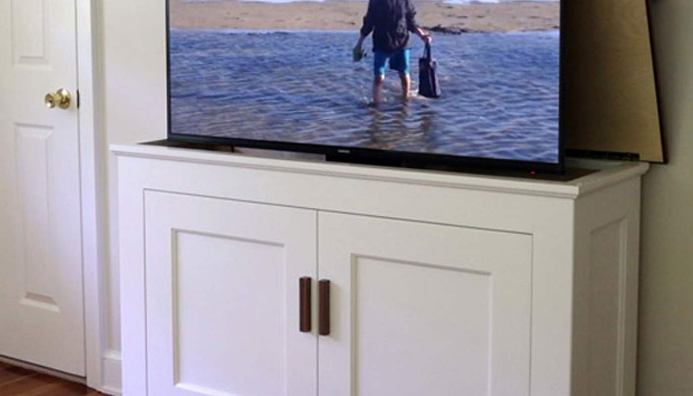 Build Your Own Tv Lift Cabinet Featuring Jon Peters Art Home