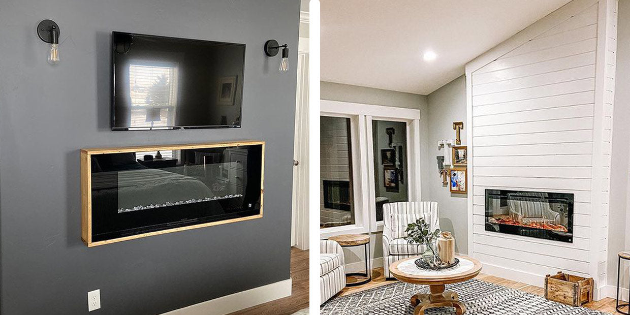 @idahomebody uses Touchstone electric fireplaces in her living room, master bedroom and RV