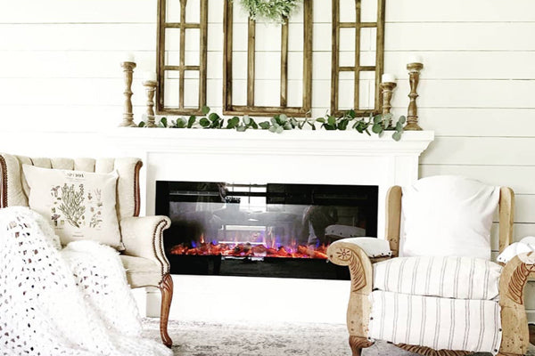 Touchstone Home Products DIY fireplace with @fallonshomestead