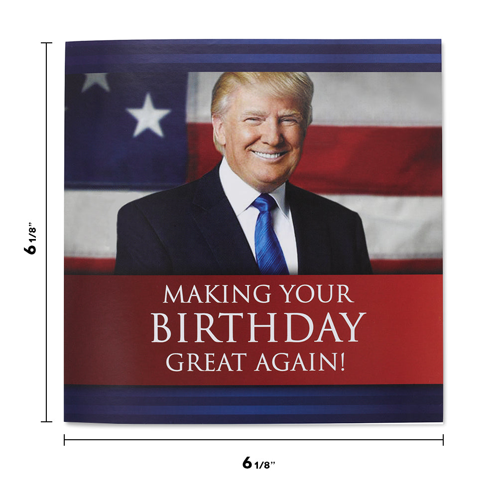 Talking Trump Birthday Card - Our Friendly Forest