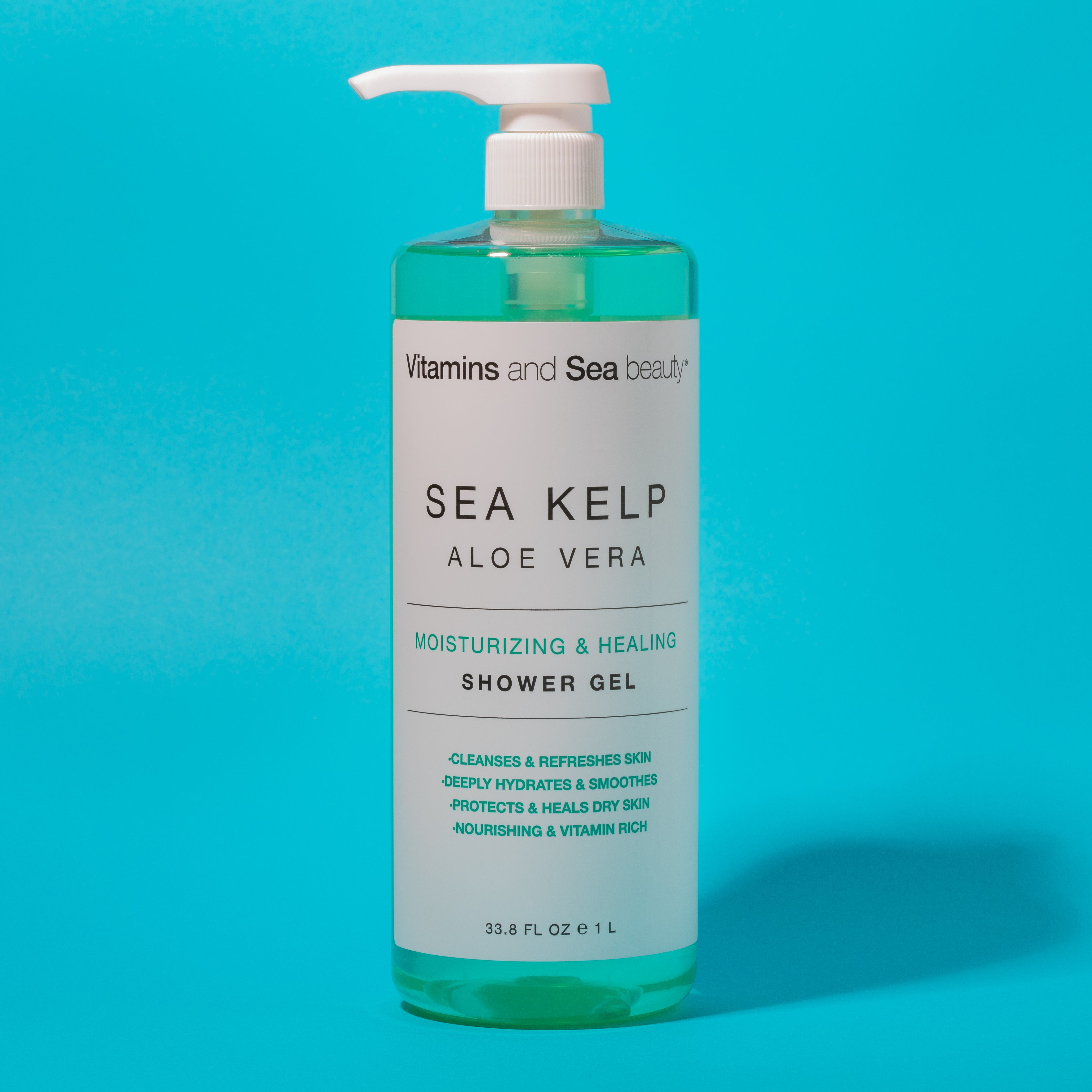 Sea Kelp & Aloe Vera Moisturizing & Healing Shower Gel - Vitamins and Sea beauty product image