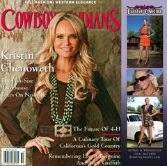 Kristin Chenoweth Cowboys And Indians Magazine Plus Fashion Elusive Cowgirl Boutique