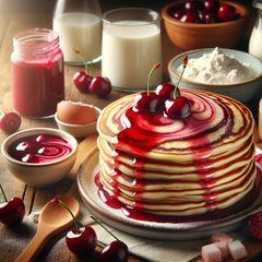 Cherry Juice Pancakes