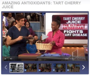 Dr Oz Cherry Juice