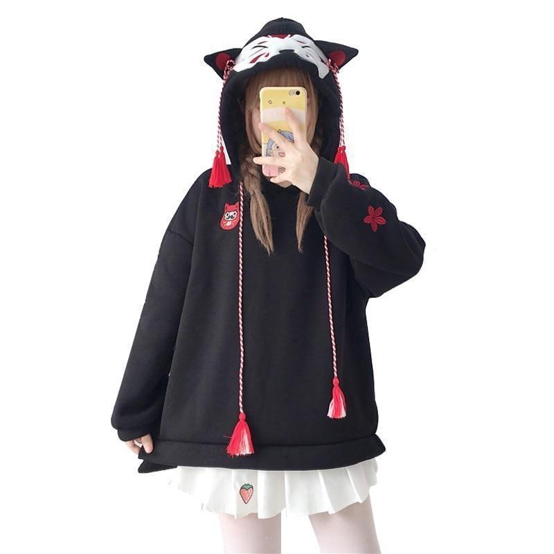 kitsune hoodie