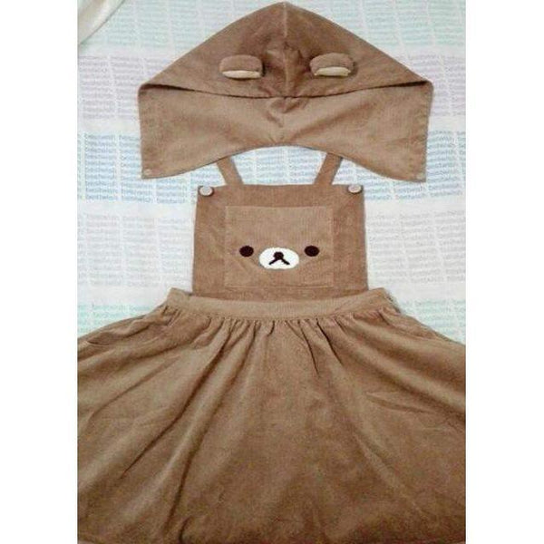 bear overall dress