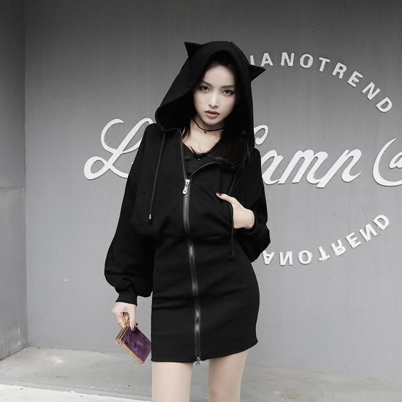 girls cat ear hoodie