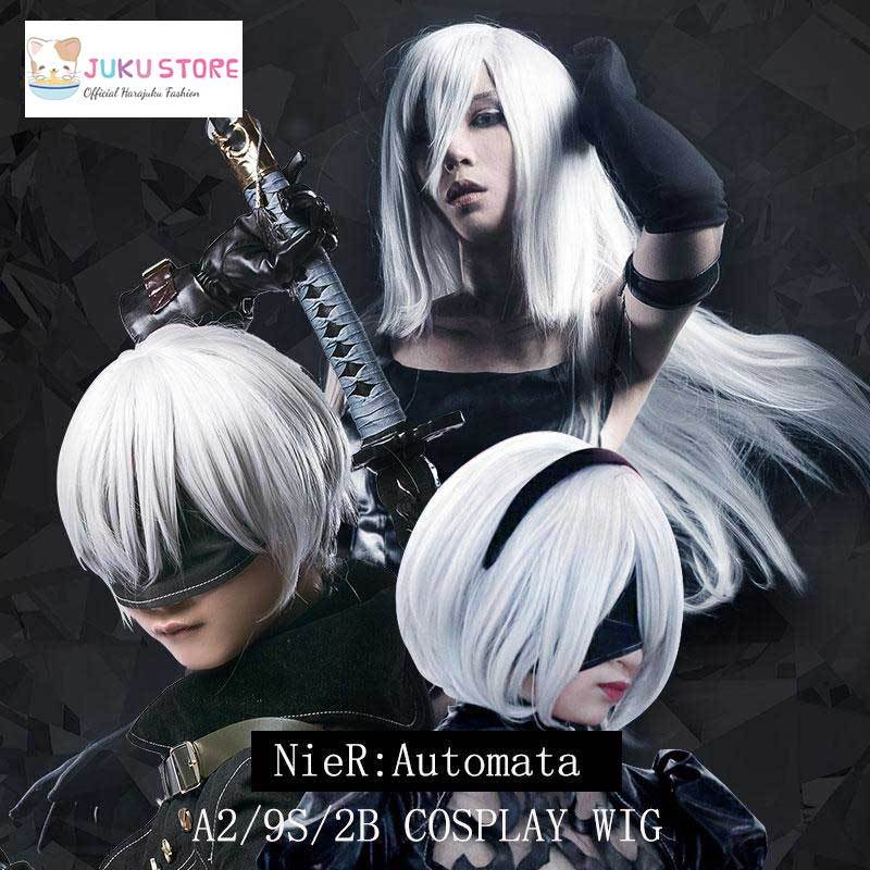 Rare Nier Automata Cosplay Wig 9s 2b 3 Styles Ju2121 Juku Store