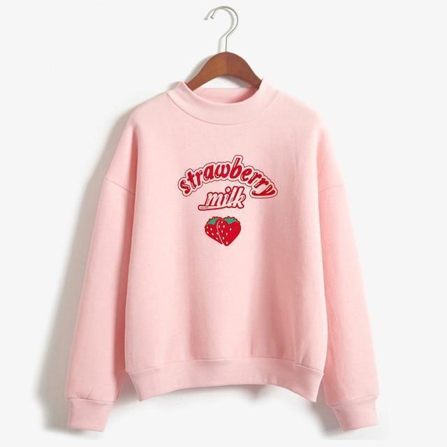 strawberry milk sweater