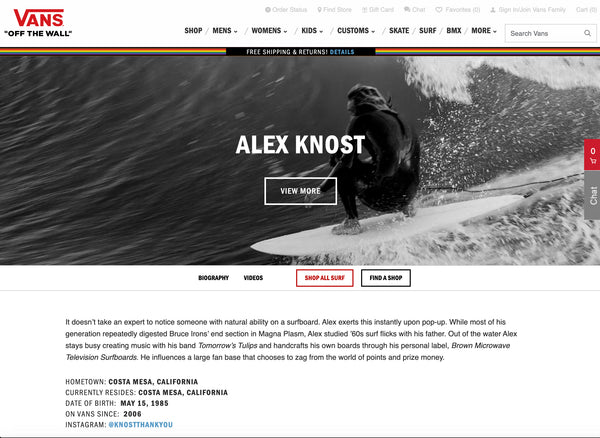 alex knost vans surfer