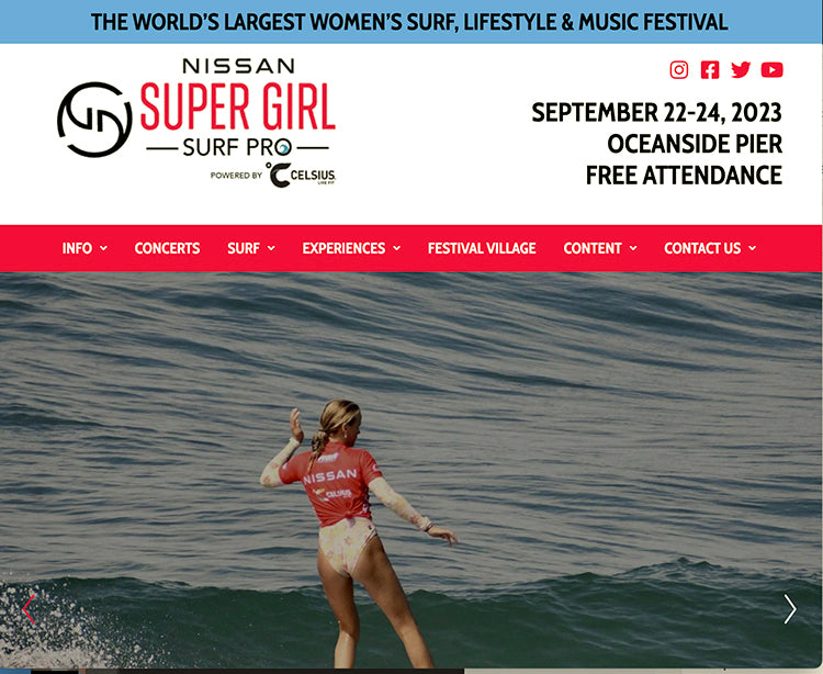 Super Girl Pro Series - Super Girl Surf Pro - Oceanside