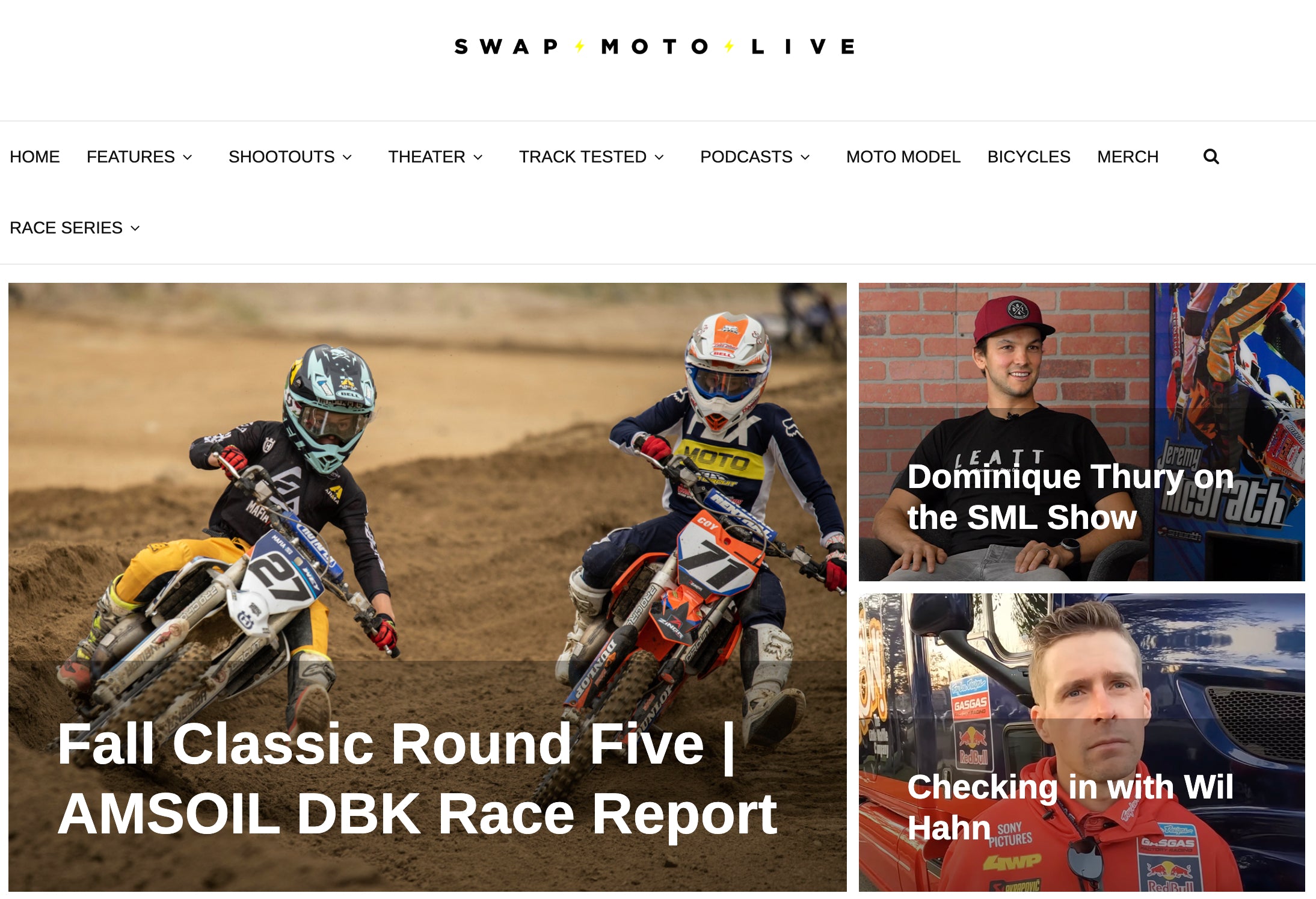 What are the top Motocross Websites and Podcasts