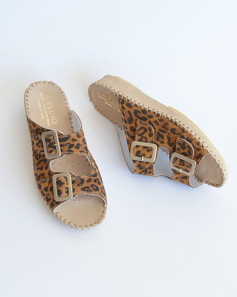 La Plume Jen Leopard - vamp shoes
