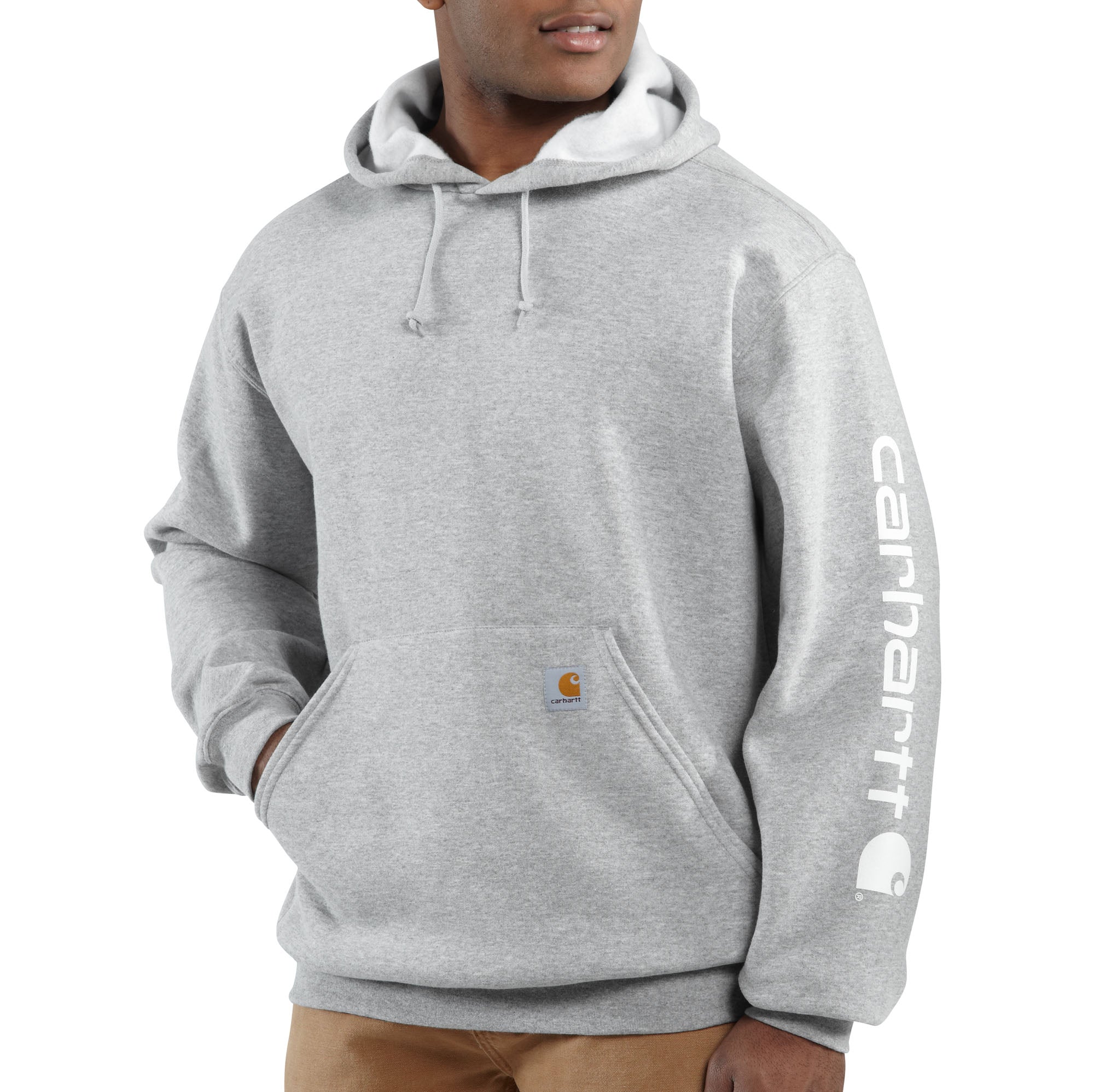 K288 Carhartt Midweight Logo Hoodie | Pioneer Outfitters