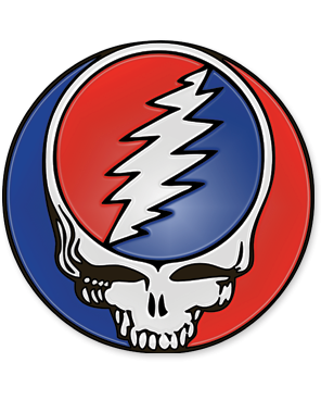 Grateful Dead - Steal Your Face Enamel Lapel Pin Badge – Rock Merch ...