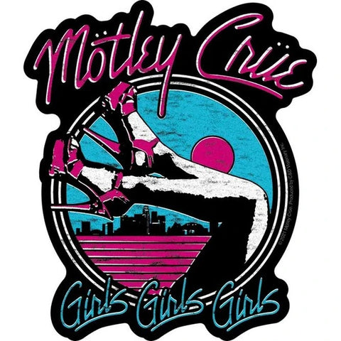 Motley Crue - Girls Girls Girls Logo - Sticker – Rock Merch Universe