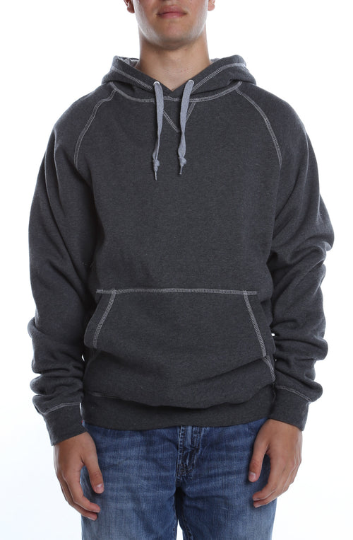 Contrast Stitched Hoodie – COTTONHOOD