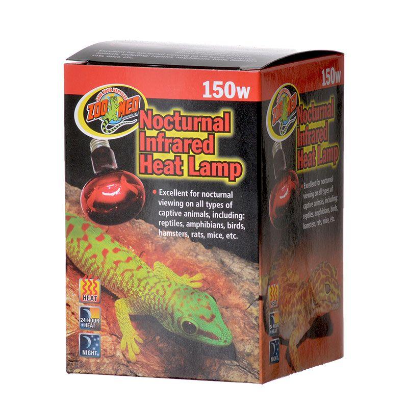 zoo med nocturnal infrared heat lamp 150w