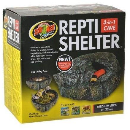 repti shelter 3 in 1 cave