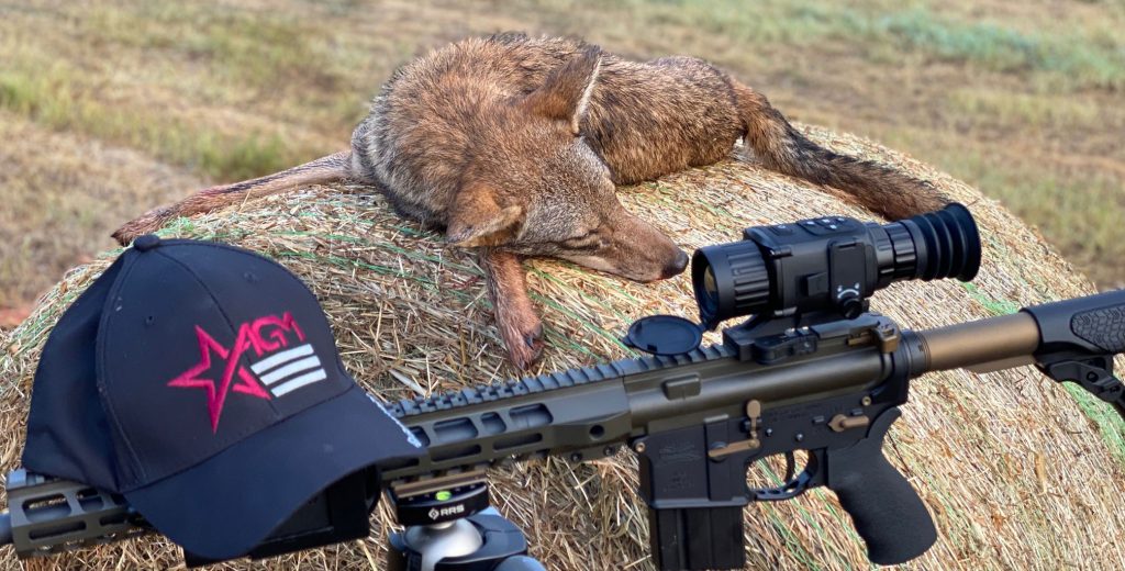 Coyote Hunting with AGM Rattler TS35-384